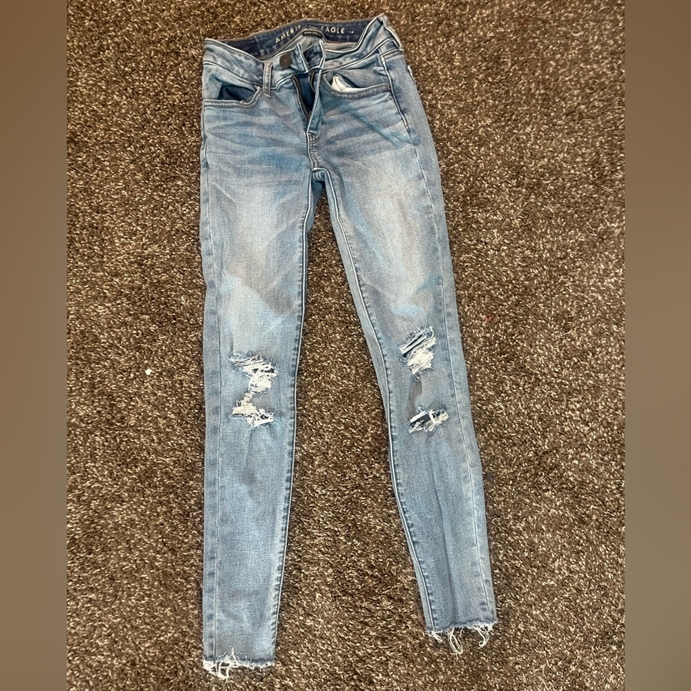 brand: american eagle, size: 00, color: blue